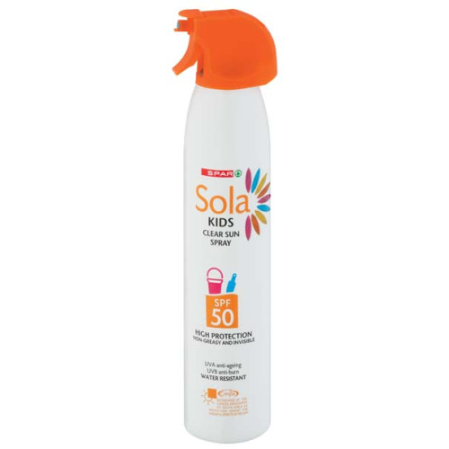 SPAR SOLA SPF50 KID SPRAY 200ML (FL)(RF